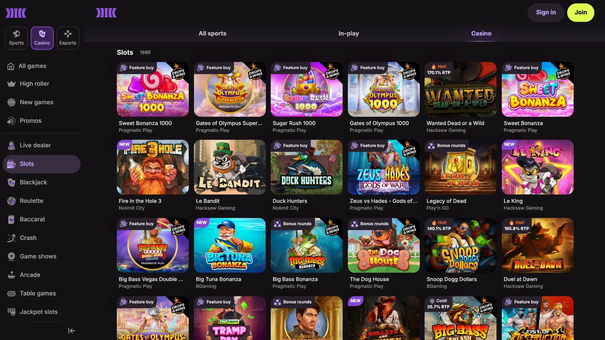 Crypto casino slots real money